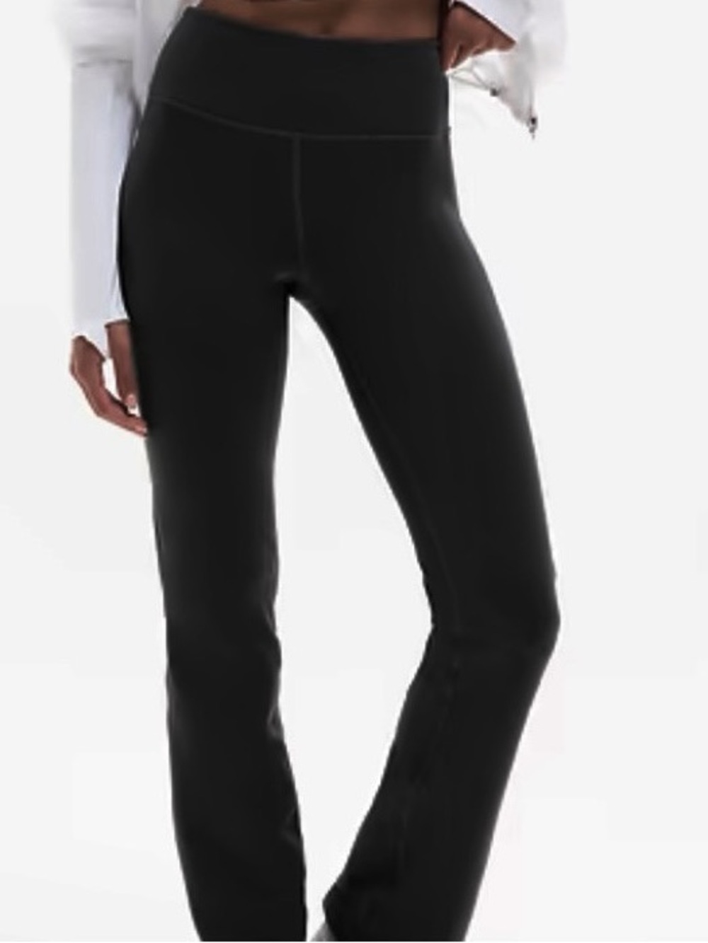 Athleta Altitude Pants Womens S Black Fleece Lined Bootcut Polartec Ski Hiking